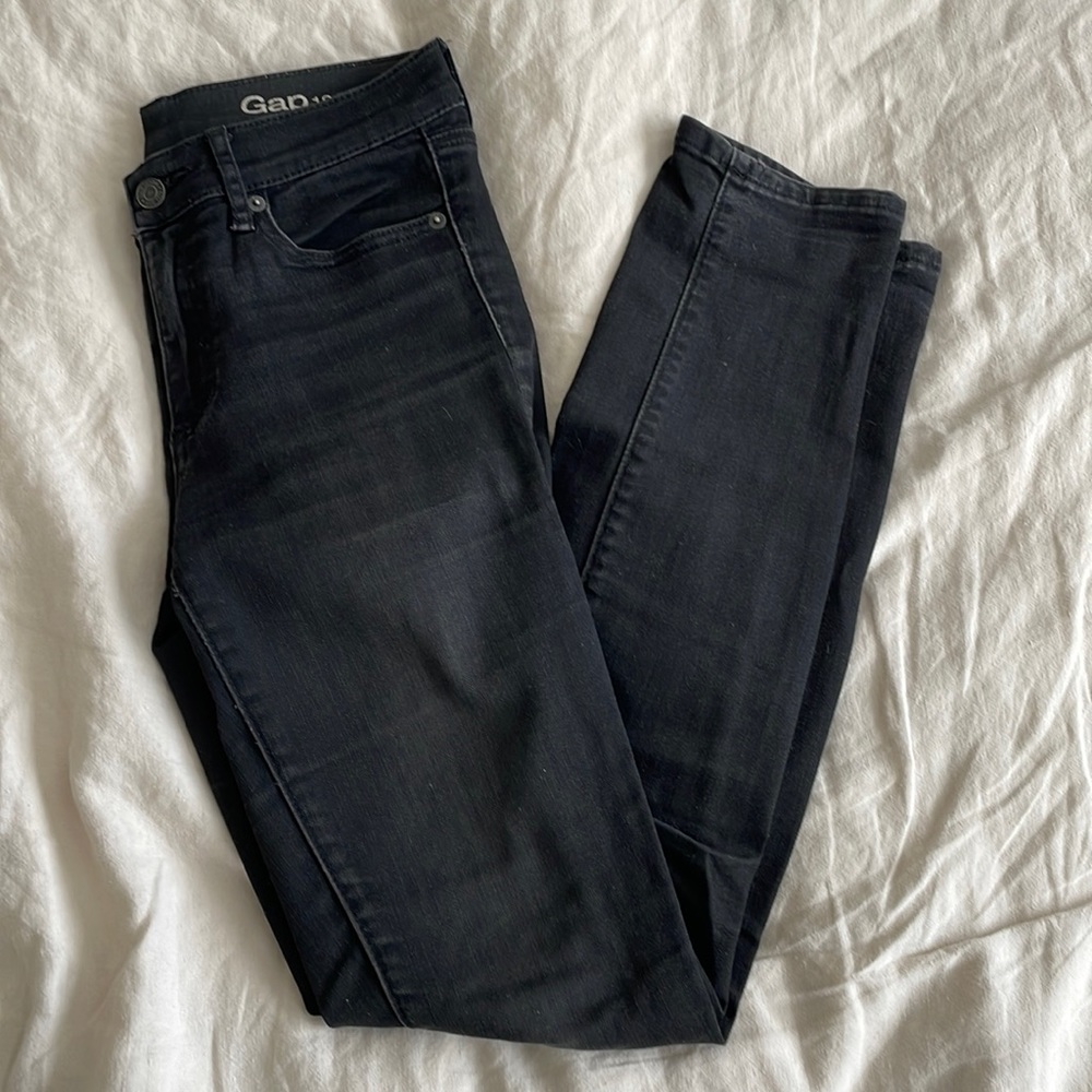 GAP | resolution slim straight | black denim